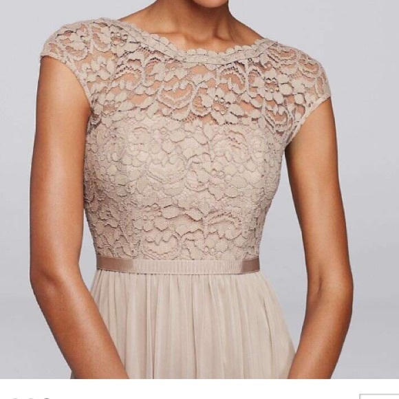 David’s Bridal Long Bridesmaid/Prom Dress - Picture 5 of 6